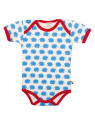 loud + proud - Bio Baby Body kurzarm mit Igel-Druck