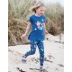 frugi - Bio Kinder Leggings "Libby" mit Meerjungfrauen-Motiv