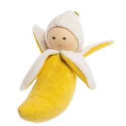 Nanchen Natur - Bio Baby Rassel Banane 16cm