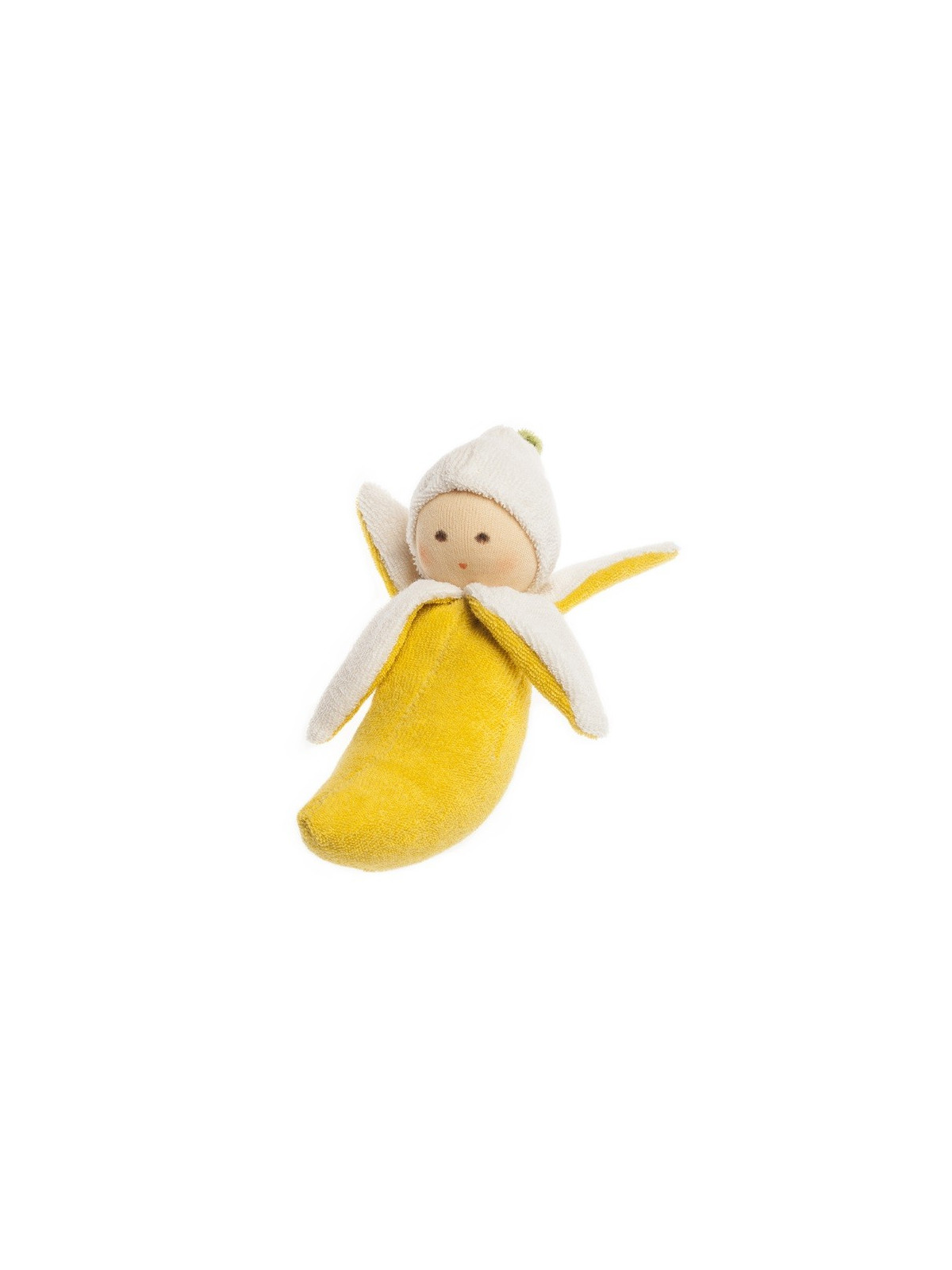 Nanchen Natur - Bio Baby Rassel Banane 16cm
