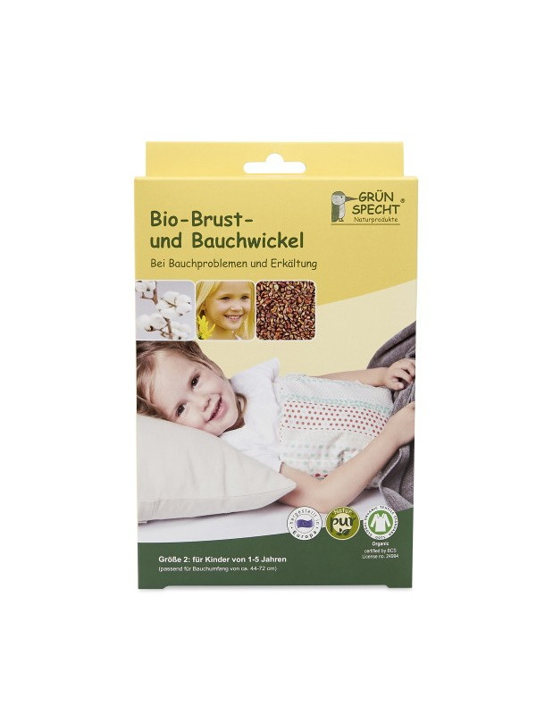 Grünspecht Naturprodukte - Bio Brust- und Bauchwickel