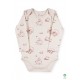 ORGANIC by Feldman - Bio Baby Body langarm mit Lebensfreude Igelkind-Motiv