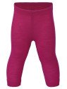 ENGEL - Bio Baby Leggings, Wolle/Seide, himbeere