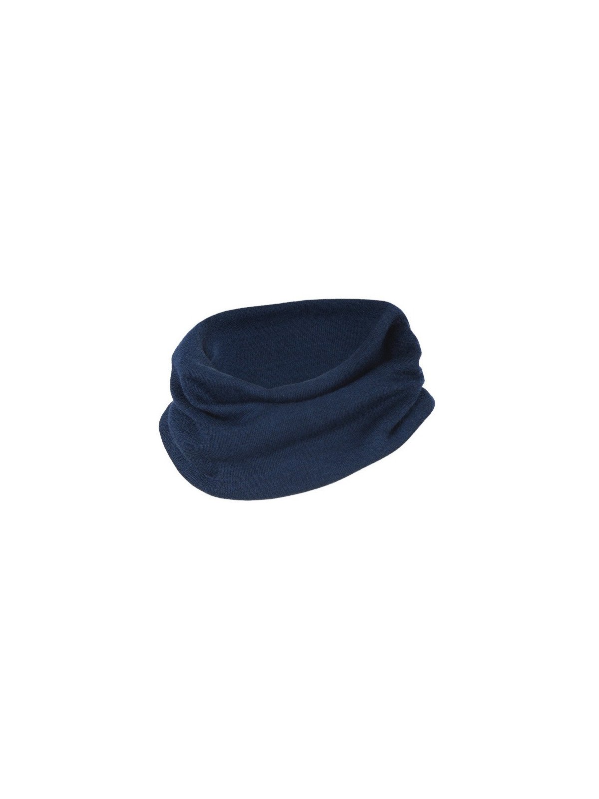 ENGEL - Bio Kinder Schlauchschal 36x21cm, Wolle/Seide, marine