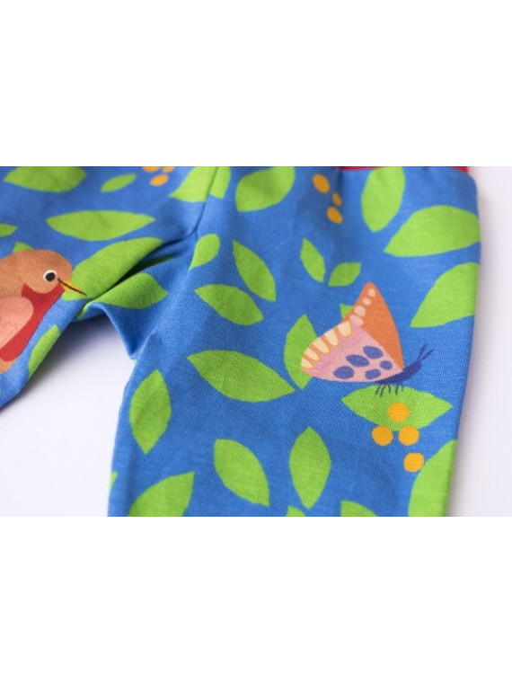 merle kids - Bio Kinder Leggings mit Beerenstrauch-Motiv