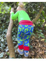 merle kids - Bio Kinder Leggings mit Beerenstrauch-Motiv