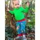 merle kids - Bio Kinder Leggings mit Beerenstrauch-Motiv