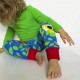 merle kids - Bio Kinder Leggings mit Beerenstrauch-Motiv