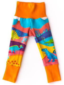 merle kids - Bio Kinder Leggings mit Vorzeiten-Motiv
