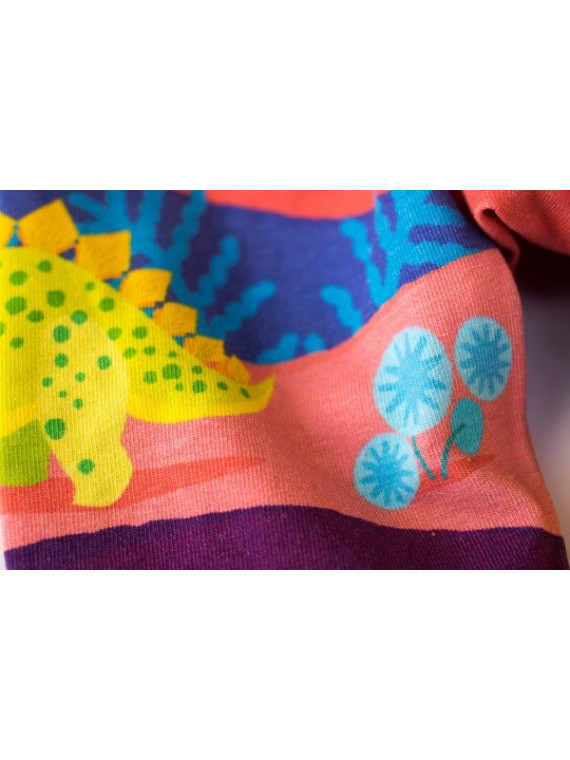 merle kids - Bio Kinder Leggings mit Vorzeiten-Motiv