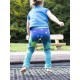 merle kids - Bio Kinder Leggings mit Yeti-Motiv