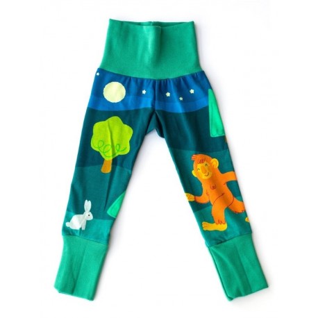 merle kids - Bio Kinder Leggings mit Yeti-Motiv