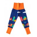 merle kids - Bio Kinder Leggings mit Nachtstadt-Motiv