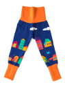 merle kids - Bio Kinder Leggings mit Nachtstadt-Motiv