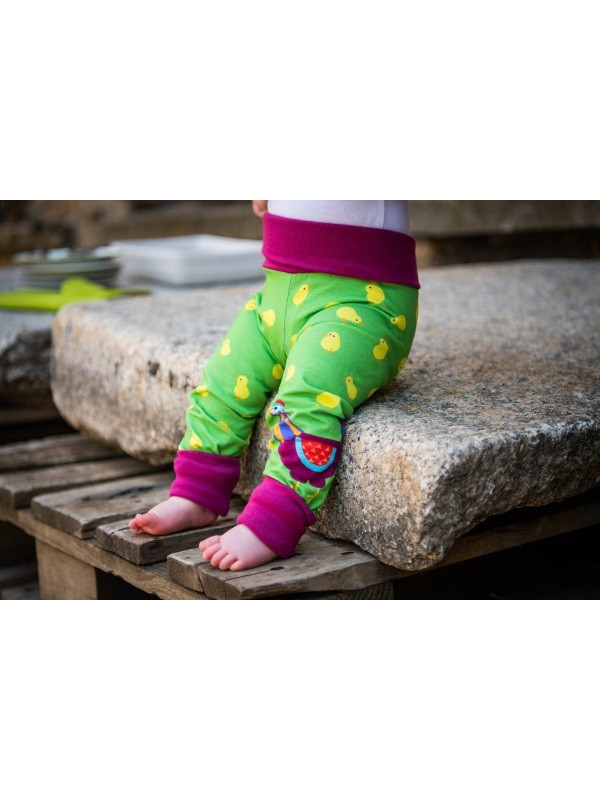 merle kids - Bio Kinder Leggings mit Küken-Motiv