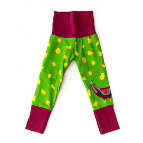 merle kids - Bio Kinder Leggings mit Küken-Motiv