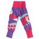 merle kids - Bio Kinder Strick Leggings mit Hasen-Motiv, lila