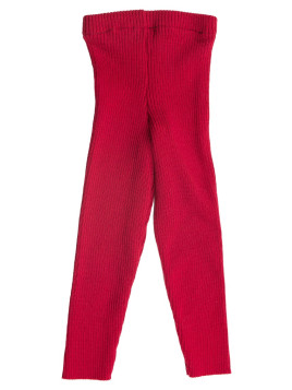 Reiff - Bio Kinder Strick Leggings Wolle burgund