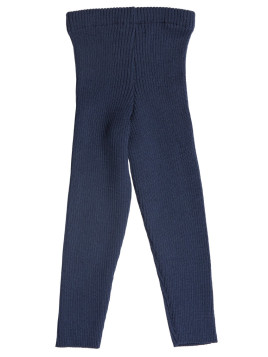 Reiff - Bio Kinder Strick Leggings Wolle marine