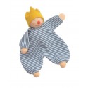 Nanchen Natur - Bio Baby Schmusepuppe "König Fröhlich" 27cm