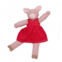 Nanchen Natur - Bio Baby Schmusepuppe "Schwein Julchen" 43cm