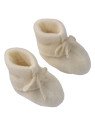 ENGEL - Bio Baby Fleece Schuhe, Wolle, blau
