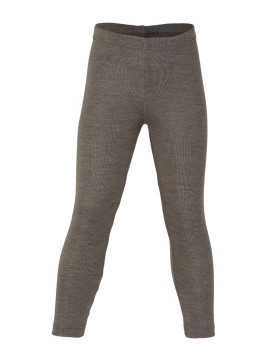 ENGEL - Bio Kinder Leggings, Wolle/Seide, walnuss