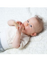 Grünspecht Naturprodukte - Baby Holz Edelsteinrassel Fisch