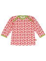 loud + proud - Bio Baby Langarmshirt mit Löwen-Druck, rot