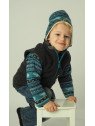 Reiff - Bio Kinder Fleece Weste, Wolle, anthrazit