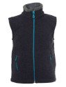 Reiff - Bio Kinder Fleece Weste, Wolle, anthrazit