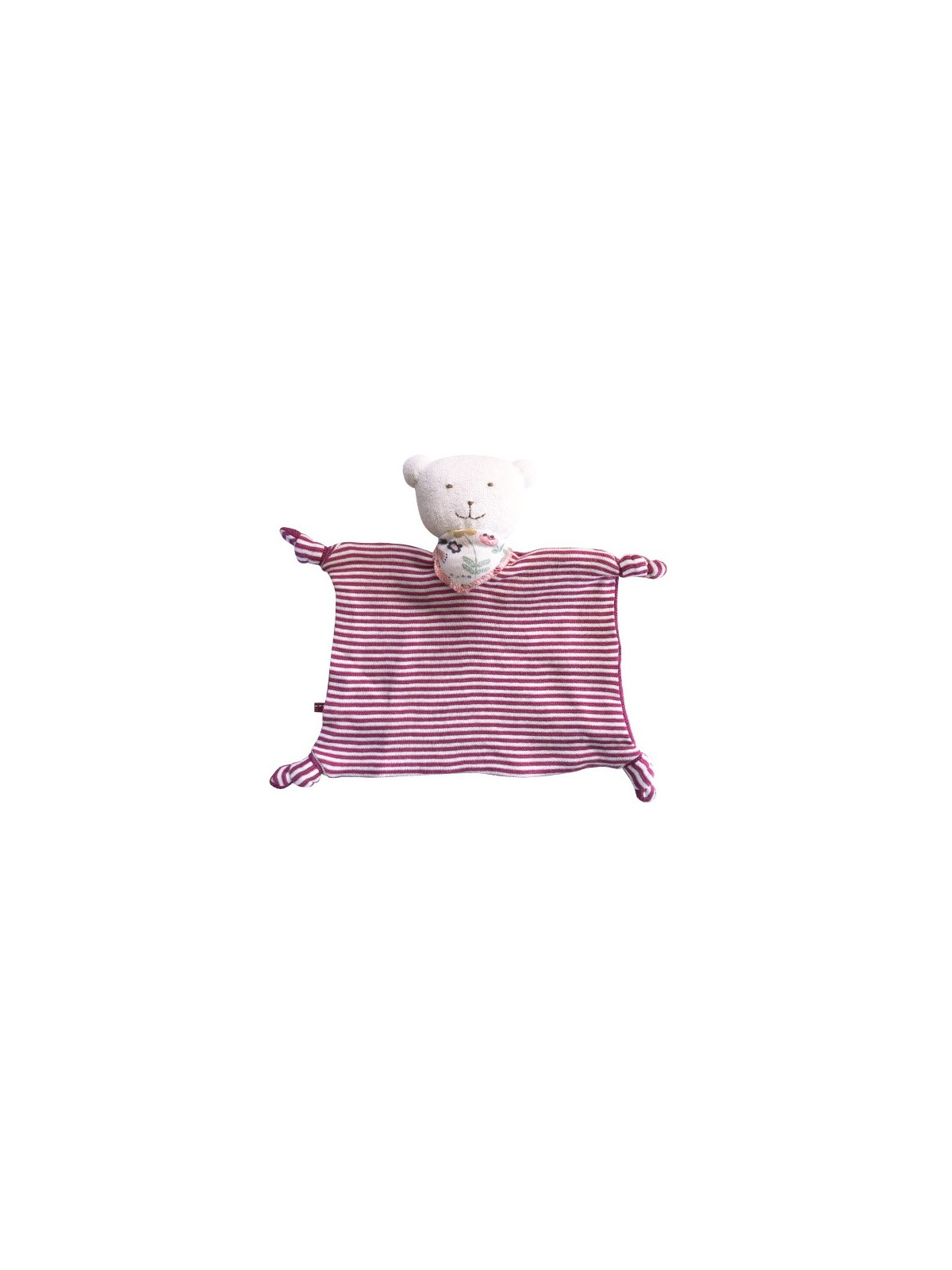 People Wear Organic - Bio Schmusetuch Bär, Maus 17x21 cm