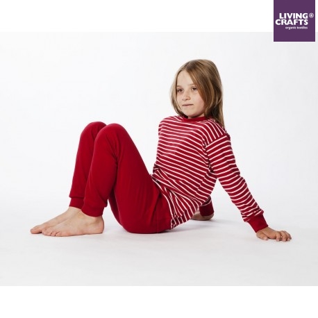 LIVING CRAFTS -Kinder Schlafanzug langarm mit Streifen
