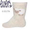 Ewers - Bio Baby Socken mit Schaf-Motiv, beige
