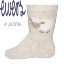 Ewers - Bio Baby Socken mit Schaf-Motiv, beige