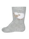 Ewers - Bio Baby Socken mit Schaf-Motiv, grau