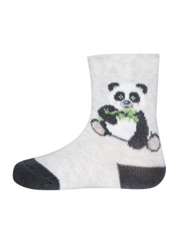 Ewers - Bio Baby Socken mit Panda-Motiv