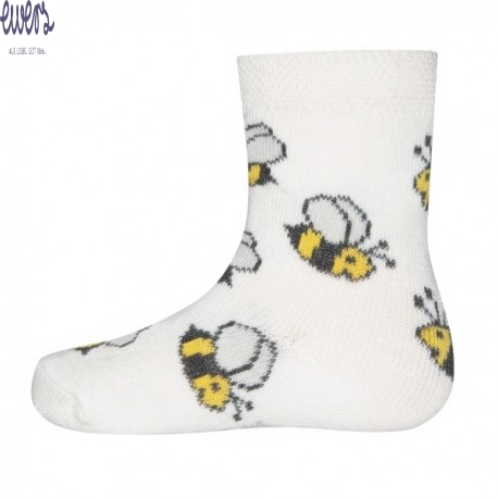 Ewers - Bio Baby Socken mit Bienen-Motiv