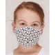 loud + proud - Bio Kinder Mund- und Nasenmaske mit Affen-Druck, blau