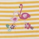 People Wear Organic - Bio Kinder Nachthemd mit Flamingo-Motiv und Streifen