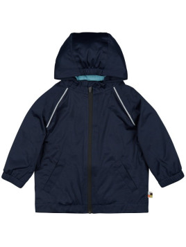loud + proud - Bio Kinder Regenjacke, marine, wasserabweisend