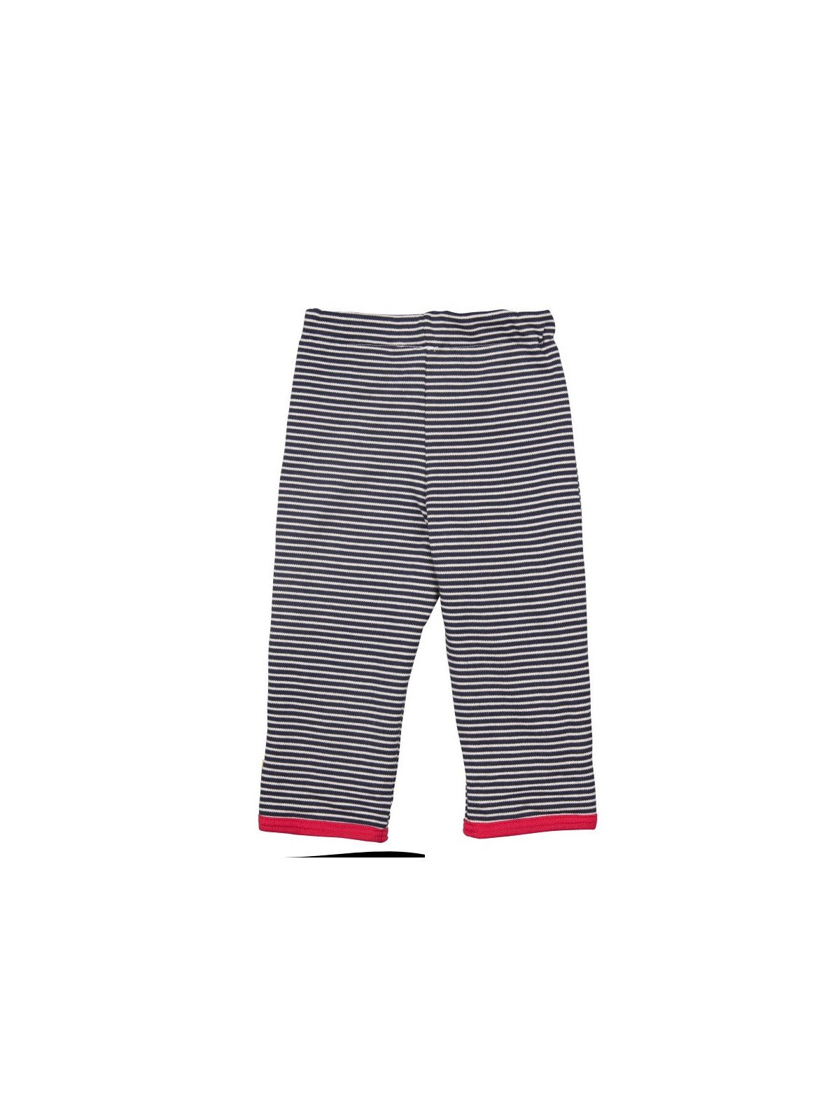 loud + proud - Bio Baby Wende Sweathose mit Streifen und Igel-Motiv, navy