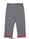 loud + proud - Bio Baby Wende Sweathose mit Streifen und Igel-Motiv, navy