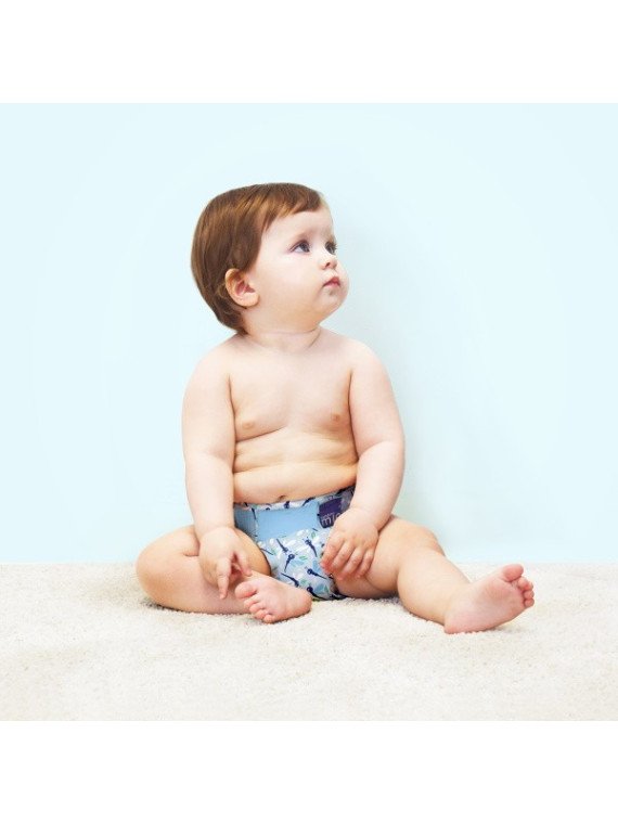 Bambino Mio - Stoffwindel Miosolo All-in-one "Libelle im Zwielicht"
