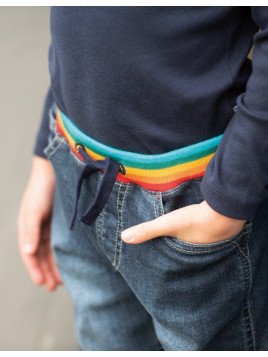 frugi - Bio Kinder Jeans "Cody Comfy" mit Komfortbündchen