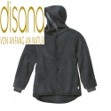 disana - Bio Kinder Walkjacke, Wolle, anthrazit
