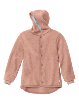 disana - Bio Baby Walkjacke, Wolle, rose