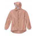 disana - Bio Kinder Walkjacke, Wolle, rose