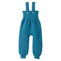 disana - Bio Baby Strick Trägerhose, Wolle, blau