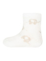 Ewers - Bio Baby Socken Doppelpack mit Elefanten-Motiv, beige